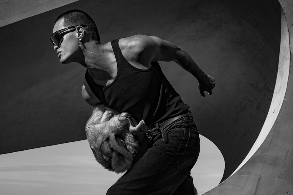 Portrait éditorial mode — Adrien Jacquet photographe Le Havre — série Zak 2025