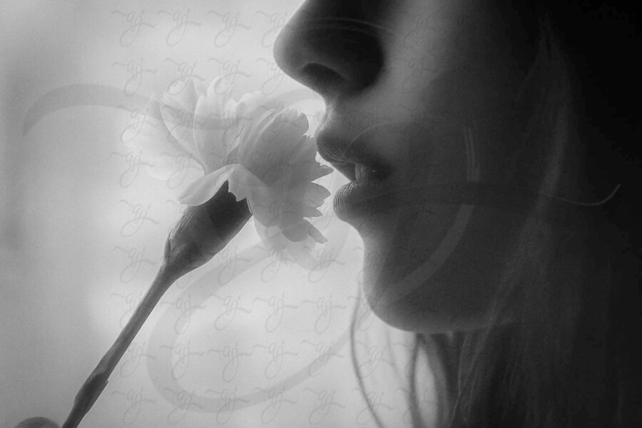 Tirage photo noir et blanc artistique – Souffle de Fleur