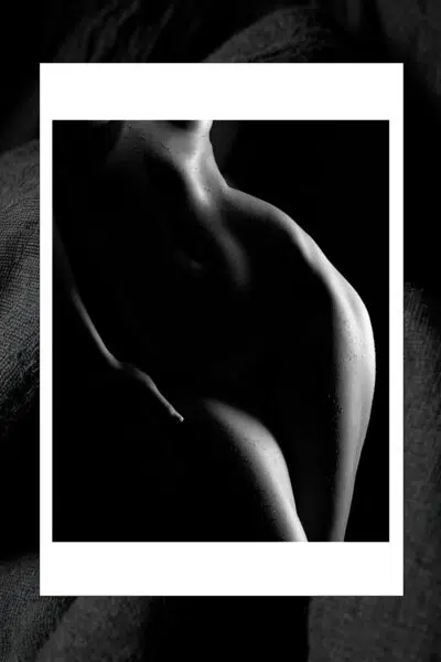 Tirage photo noir et blanc artistique – Corps de Pluie