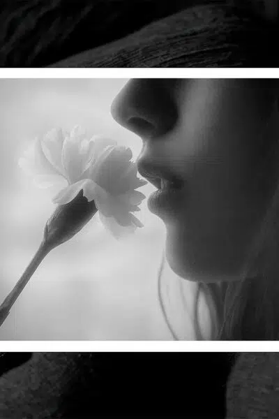 Tirage photo noir et blanc artistique – Souffle de Fleur